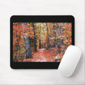 Malerische Waldspazierweg Wasserfarbengeschenke Mousepad (Mit Mouse)