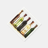 Malerische Weinflaschen Napkins Serviette (Ecke)