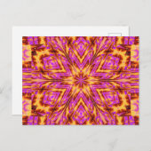 MALERISCHE WILDBLUMEN 4 POSTKARTE (Vorne/Hinten)