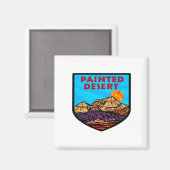 Malerische Wüstenerstaunen Magnet (Vorderseite/Rückseite)