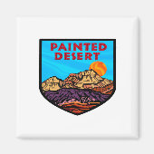 Malerische Wüstenerstaunen Magnet (Vorne)