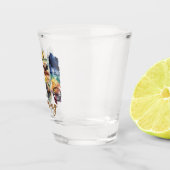 Malerische Wyoming-Pinselstriche  Schnapsglas (Rechts)