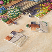 Malerischer Blumenladen Puzzle (Seite)