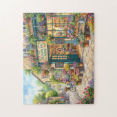 Malerischer Blumenladen Puzzle (Vertikal)