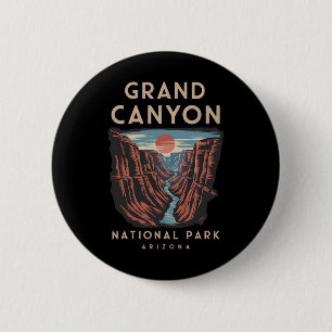 Malerischer Grand Canyon Nationalpark Arizona Button