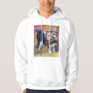 malerischer Hund, Yorkshire Terrier, Gemälde Hoodie