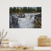 malerischer kanadischer Wasserfall, Athabasca Fall Poster (Küche)