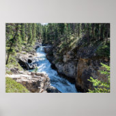 malerischer kanadischer Wasserfall, Stanley Falls Poster (Vorne)