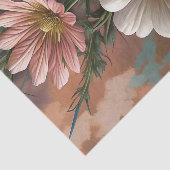 Malerischer Kosmos-Wildblumen-Decoupage Seidenpapier (Ausschnitt)