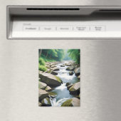 Malerischer Landschaftswald Natur Ruhe Magnet (In Situ (Geschirrspüler))