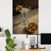 Malerischer Martini-Cocktail  Poster (Heimbüro)