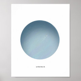 Malerischer Planet Uranus Kunstdruckerei Poster