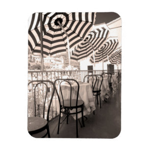 Malerischer Restaurantbalkon, Italien Magnet