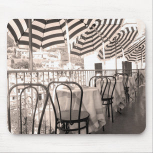 Malerischer Restaurantbalkon, Italien Mousepad