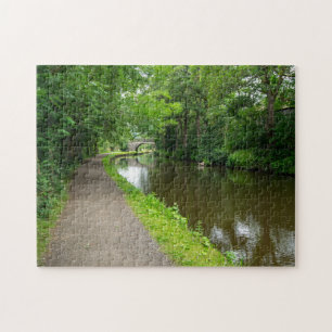 Malerischer Rochdale-Kanalweg in Luddendenfoot Puzzle