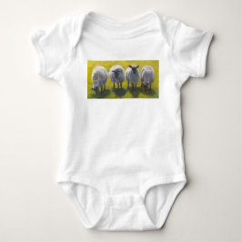Malerischer Schaf-Baby-Body Baby Strampler