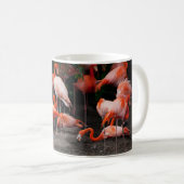 Malerischer Tropischer Flamingo Kaffeetasse (VorderseiteRechts)