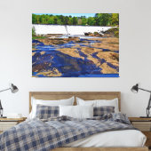 Malerischer Wasserfall Leinwanddruck (Insitu (Schlafzimmer))