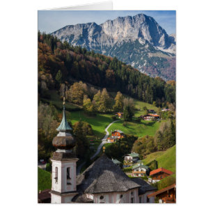 Malerisches bayerisches Dorf, Deutschland