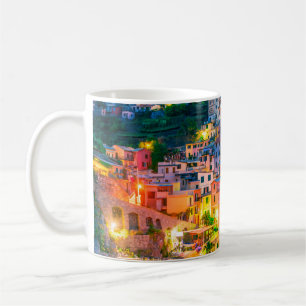 Malerisches Dorf Manarola in der Provinz L Kaffeetasse
