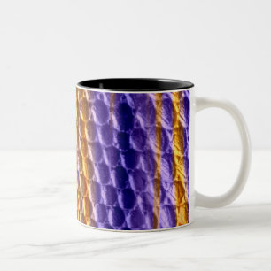 Malerisches farbiges Grafikdesign Zweifarbige Tasse
