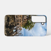 Malerisches Haus auf einem tropischen Korallenriff Samsung Galaxy Hülle (Rückseite (Horizontal))