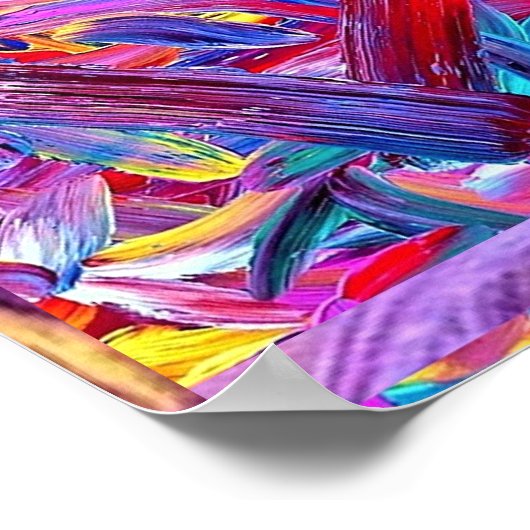 Malerisches Herz, Kunst Poster (Ecke)