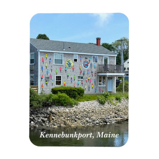 Malerisches Kennebunkport Maine Magnet (Vertikal)