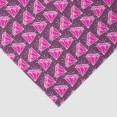 Malerisches Kunstpapier aus rosafarbenem Edelstein Seidenpapier (Ausschnitt)