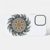 Malerisches Mandala iPhone Hülle (Rückseite (Horizontal))