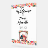 Malerisches Mendhi-Zeichen Acrylschild (Winkel)