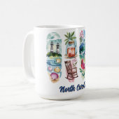 Malerisches North Carolina  Kaffeetasse (Vorderseite Links)