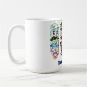 Malerisches North Carolina  Kaffeetasse (Links)