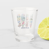 Malerisches North Carolina Schnapsglas (Rückseite)