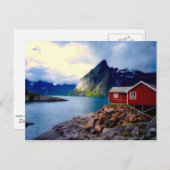 malerisches Norwegen, schöne landschaftliche Lands Postkarte (Vorne/Hinten)