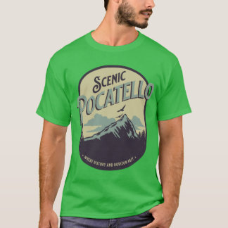 Malerisches Pocatello, wo Geschichte und Horizont  T-Shirt