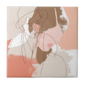 Malerisches Portrait Fliese (Vorderseite)