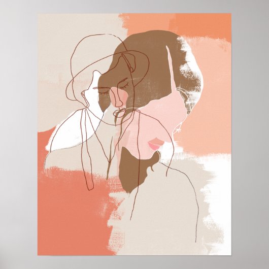 Malerisches Portrait Poster (Vorne)