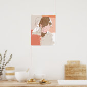 Malerisches Portrait Poster (Küche)