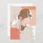 Malerisches Portrait Postkarte (Vorne/Hinten)