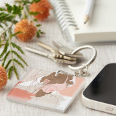 Malerisches Portrait Schlüsselanhänger (Vorderseite rechts)