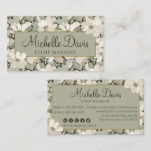 Malerisches Salbei-Blumenmuster-Design