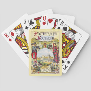 Malerisches Schottland Buchcover Spielkarten