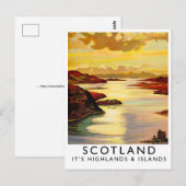Malerisches Schottland Postkarte (Vorne/Hinten)