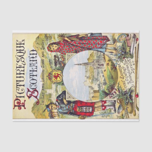 malerisches Schottland Seidenpapier (Vorderseite)