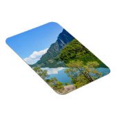 Malerisches Seeberg-Reflexionsfoto Magnet (Rechte Seite)