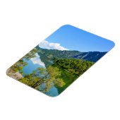 Malerisches Seeberg-Reflexionsfoto Magnet (Linke Seite)