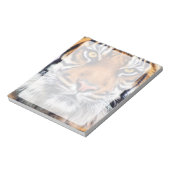 Malerisches Siberisches Tiger-Paint-Foto Notizblock (Rotiert)