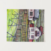 Malerisches Transsilvanisches Dorf Rumänien Wandteppich (Vorderseite (Horizontal))