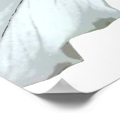 Malerisches Trillium Spring Wildblume Poster (Ecke)